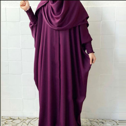 Modest & Elegant 3-Piece Jilbab Set | Design Code - #Fl - JB0003