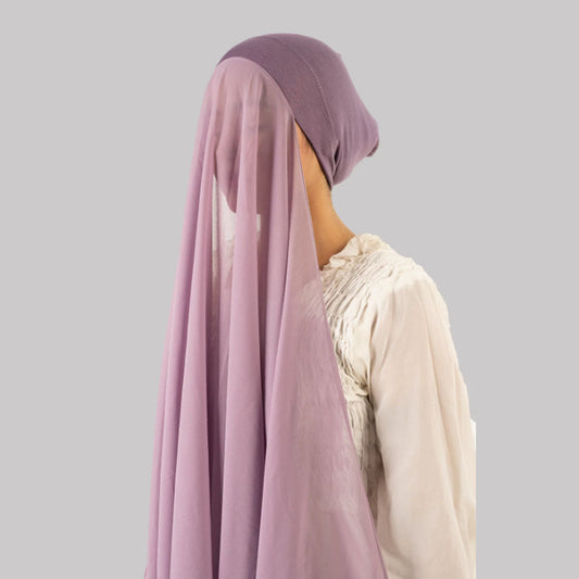 Instant Hijab With Attached Inner Cap - Design Code: ICAP-0006